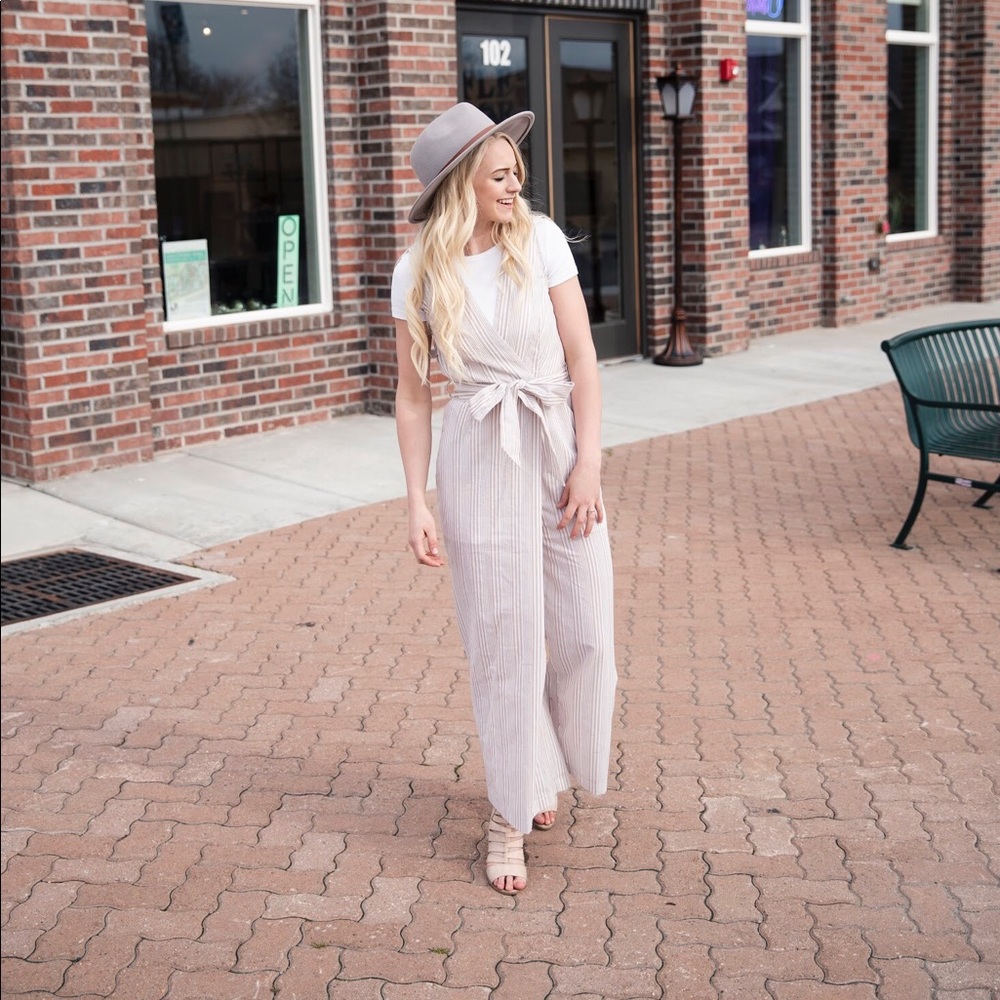 Oatmeal Comfy Jumpsuit